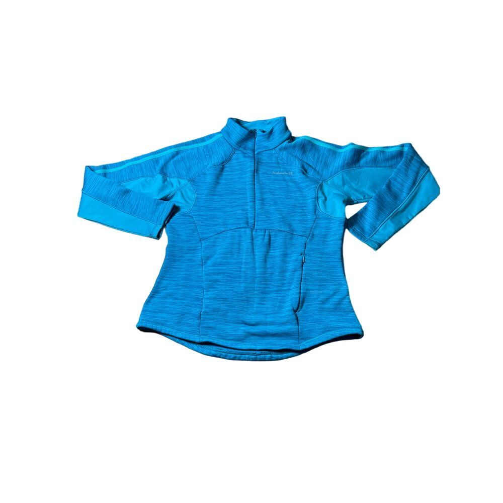 Avalanche Women's Blue Quarter-Zip Pullover Fleece Jacket Outdoor Active Wear‎
